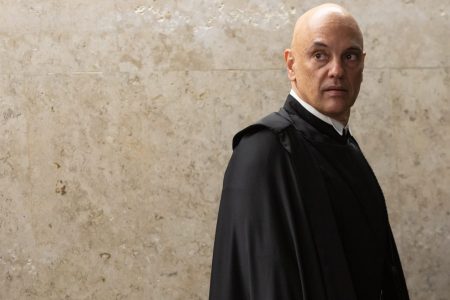 Ministro Alexandre de Moraes durante cerimônia de posse da ministra Rosa Weber para a Presidência do STF e Luís Roberto Barroso, assume a vice-presidência do supremo - Metrópoles