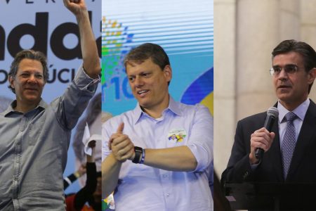 candidatos governo SP Fernando Haddad Tarcísio de Freitas Rodrigo Garcia