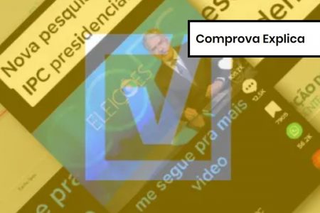 Imagem colorida de postagem do Comprova Explica
