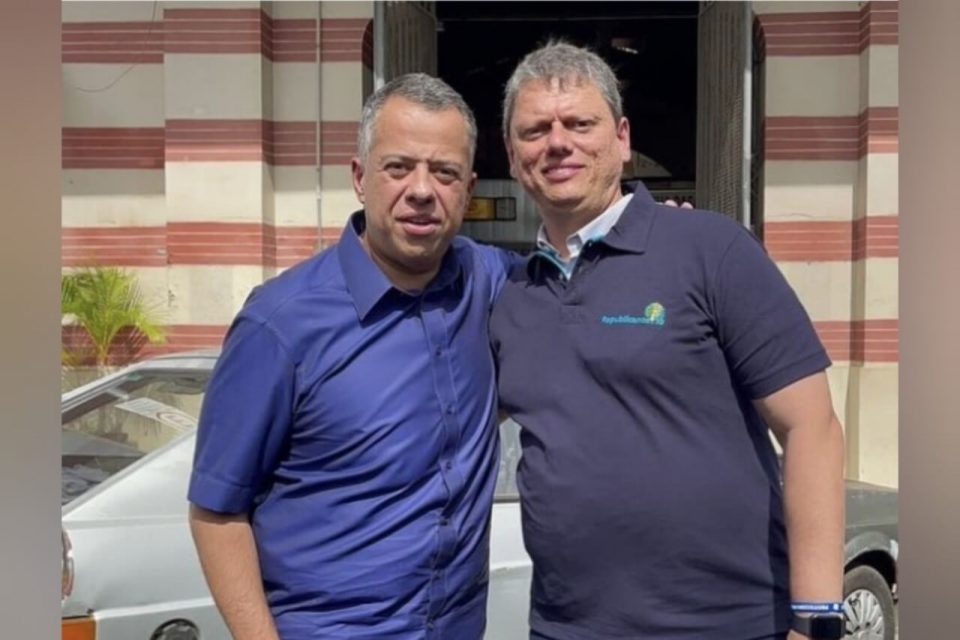 Tarcísio de Freitas e Wellington Moura