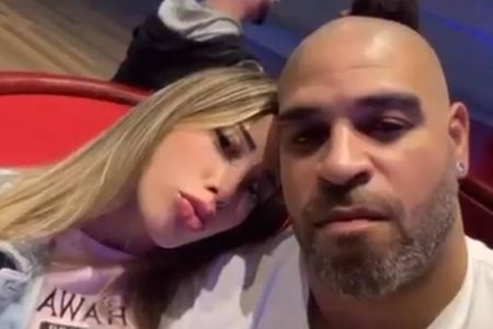 Adriano Imperador e Micaela Mesquita