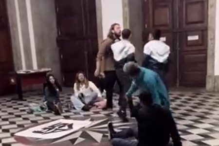 Briga entre candidato e aluno da UFRJ - Metrópoles