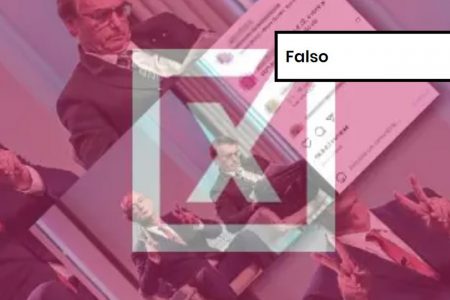Imagem colorida de postagem falsa sobre candidato Ciro Gomes