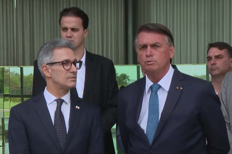 Bolsonaro e zema apoio
