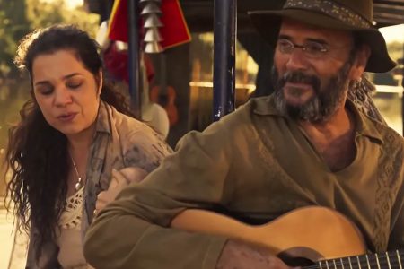 Maria (Isabel Teixeira) e Eugênio (Almir Sater) em Pantanal