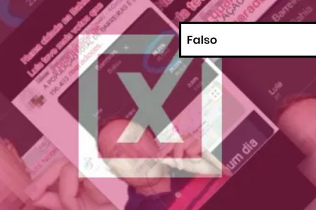 Imagem colorida de postagem falsa sobre vitis de Lula em Barreiras