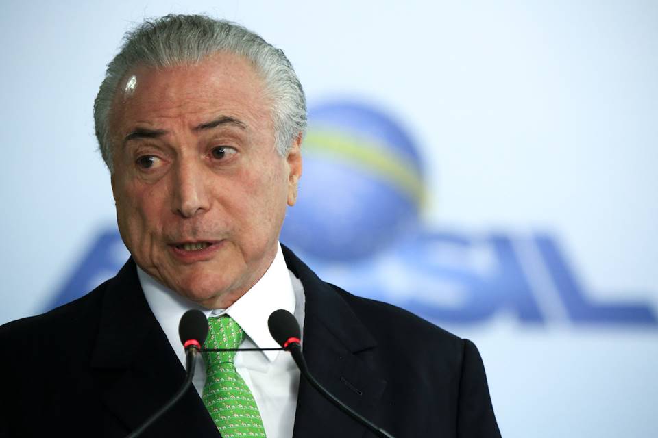 Abin O ex-presidente Michel Temer (MDB)