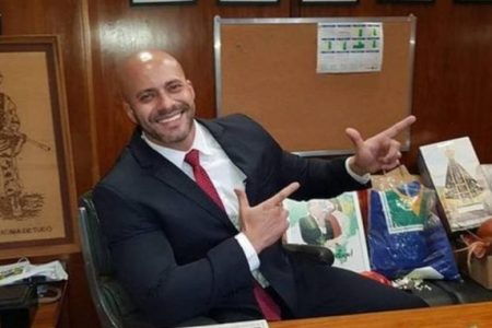 Imagem colorida mostra ex-deputado federal Daniel Silveira - Metrópoles