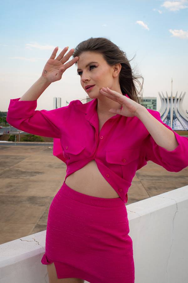 Modelo em editorial