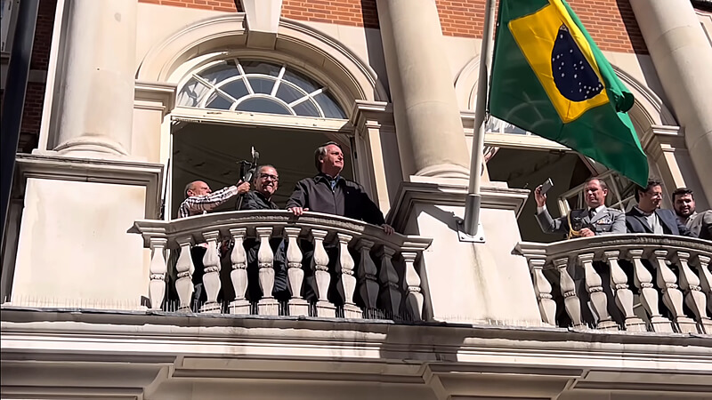 Jair Bolsonaro em Londres