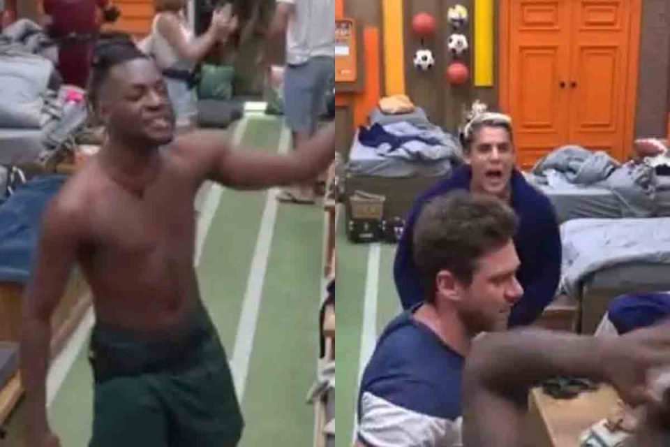 Print de briga entre participantes de A Fazenda