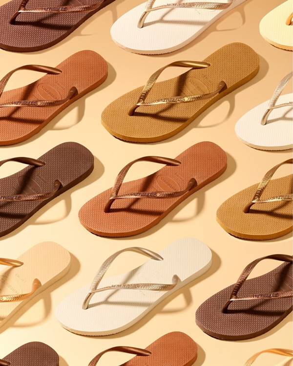 Havaianas coloridos