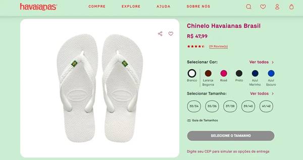 Havaianas branca