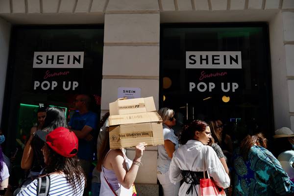 Foto da fachada da Shein