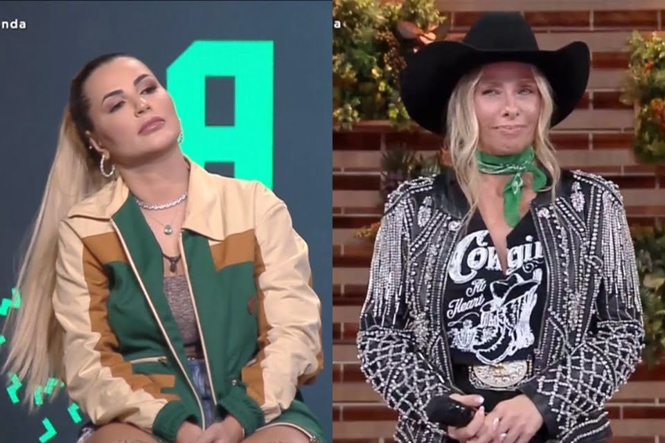 Deolane Bezerra e Adriane Galisteu (Reprodução: Record TV)