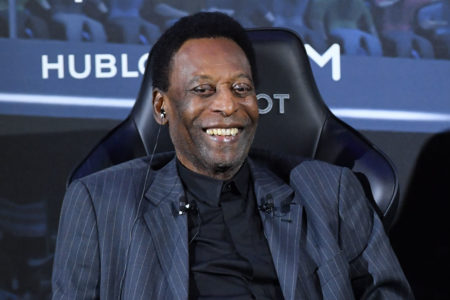 Pelé em evento esportivo - Metrópoles