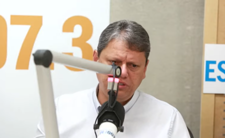 Tarcísio de Freitas / reprodução Rádio Eldorado