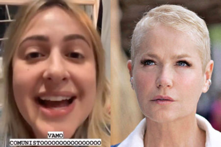 A humorista Bárbara Saccomori e a apresentadora Xuxa Meneghel - Metrópoles