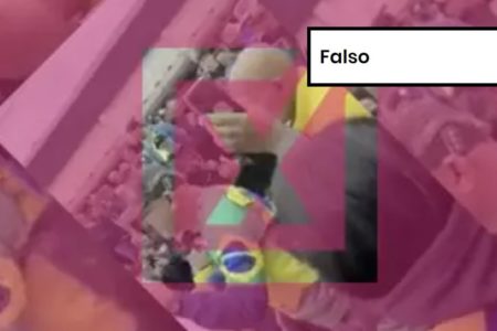 Imagem colorida de postagem falsa sobre Alexandre de Moraes