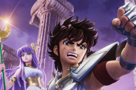 Saori Kido (Deusa Atena) e Seiya de Pégaso na segunda temporada da série 3DCG de Os Cavaleiros do Zodíaco - Metrópoles