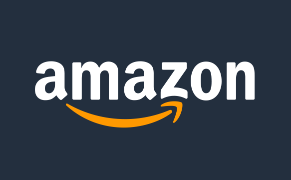 Imagem colorida do logo da Amazon