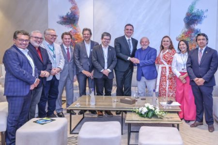 Lula e Pacheco se encontram no Egito