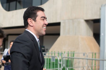 imagem colorida mostra presidente do Tribunal de Contas da União (TCU), Bruno Dantas, chega para entregar o relatório com informações para a transição de governo 2022 - Metrópoles
