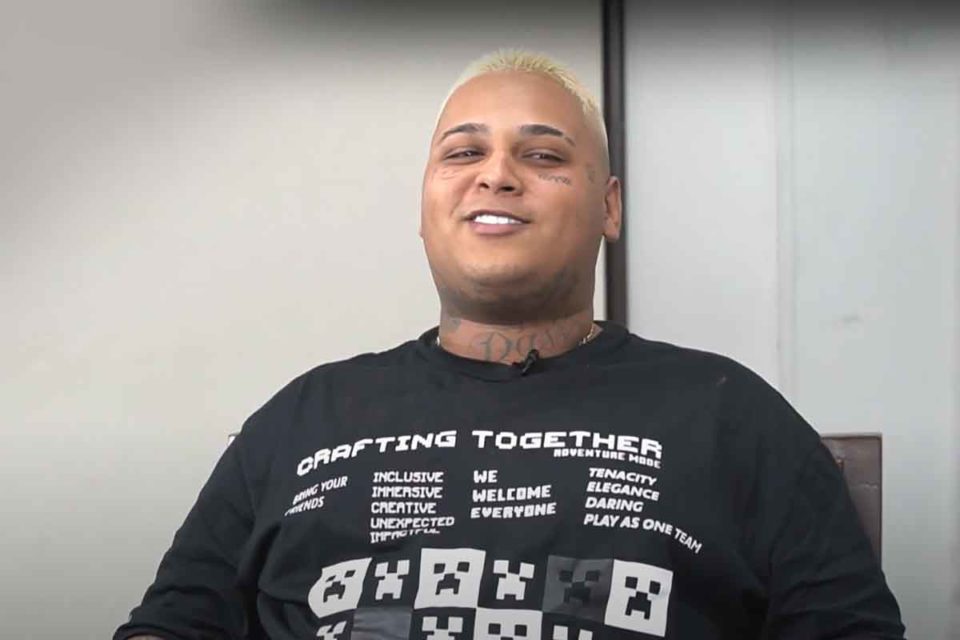 Print de MC Ryan em entrevista
