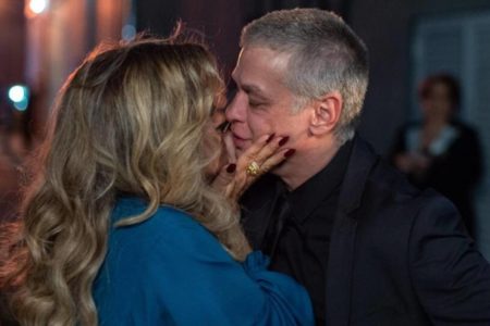 Regina Casé e Fábio Assunção contracenando em Todas as Flores - Metrópoles
