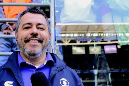 Marco Aurélio Souza, repórter da Globo
