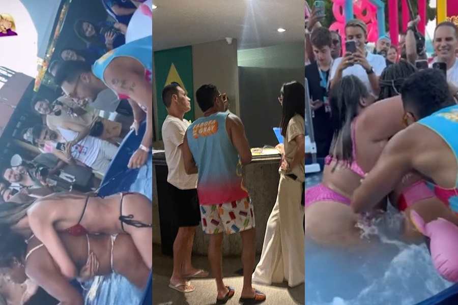 Tirullipa é expulso da Farofa da Gkay após puxar biquínis (Reprodução: Instagram)