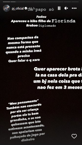 Filho de Naldo detona filho de Moranguinho