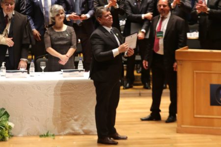 Tarcísio de Freitas durante diplomacão no estado de São Paulo - Metrópoles