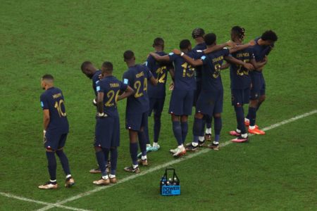 Jogadores da seleção francesa