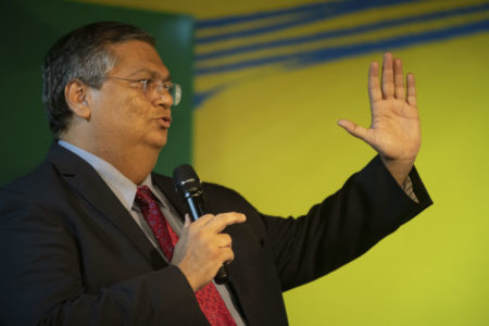 Futuro ministro da justiça Flávio Dino, anuncia em coletiva de imprensa novos nomes para a Justiça e Segurança Pública no CCBB - metrópoles