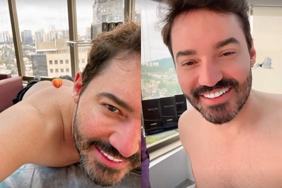 Montagem com Fernando Zor deitado - Metrópoles