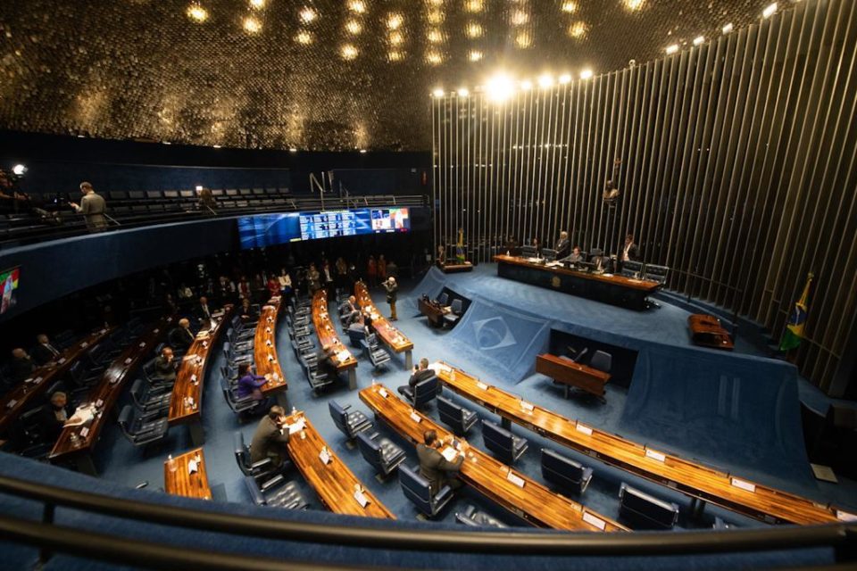 imagem colorida mostra Plenário do Senado Federal (Congresso Nacional) - Metrópoles