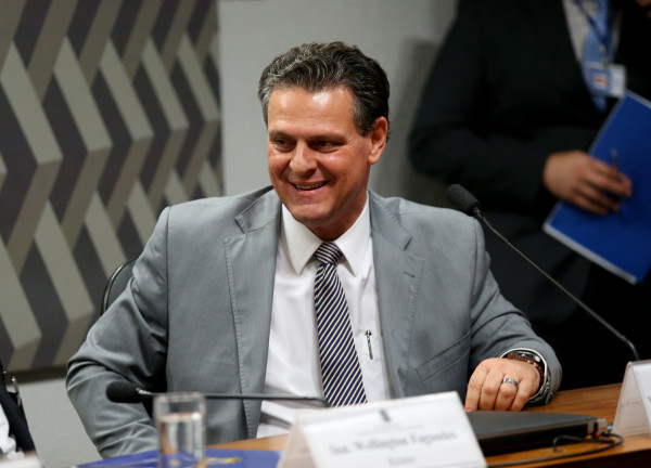 Senador Carlos Fávaro (PSD-MT), futuro ministro da Agricultura, em comissão do Senado - Metrópoles