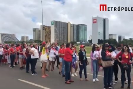 brasil mulheres fila posse