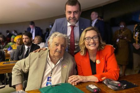 Mujica, Maria do Rosário e Marcelo Freixo