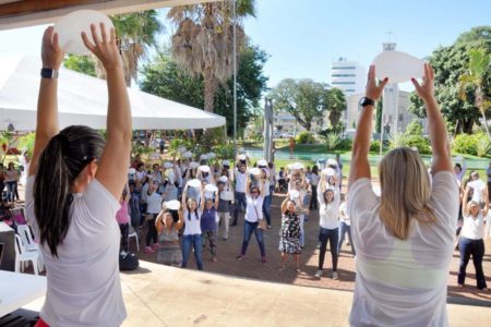 Imagem colorida mostra ação do Janeiro Branco em Anápolis (GO) - Metrópoles