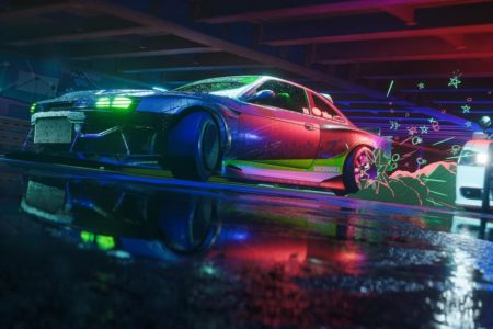 Arte com carro em jogo Need for Speed Unbound - Metrópoles