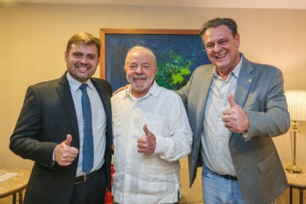 Irajá Lacerda, Lula e Carlos Fávaro