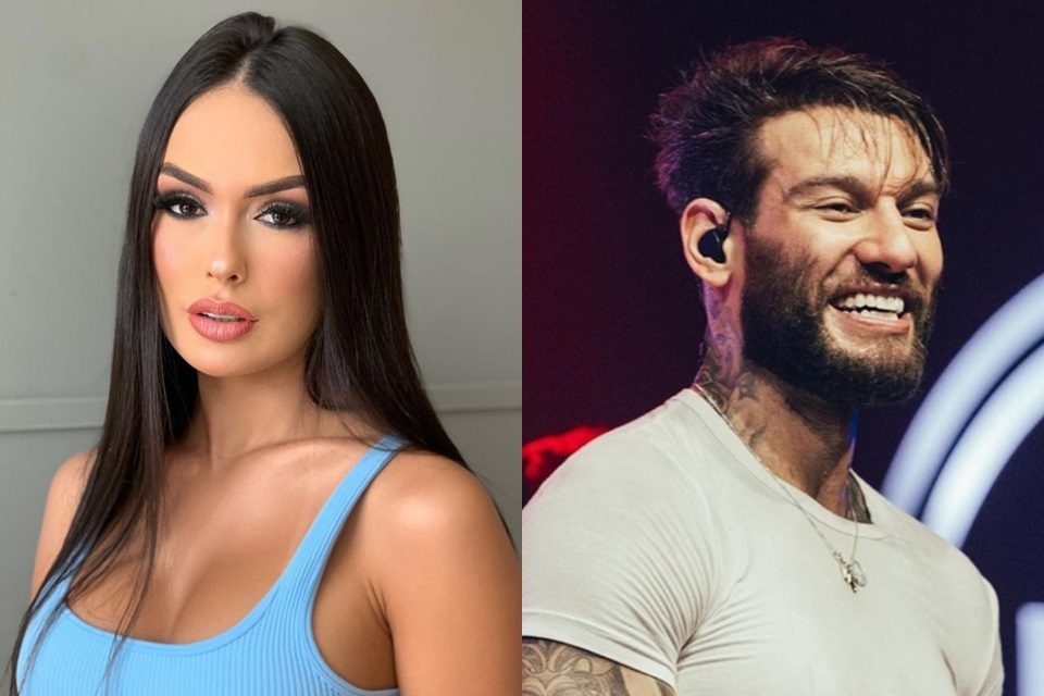 Larissa Santos do BBB23 e Lucas Lucco (Reprodução/Montagem Metrópoles)