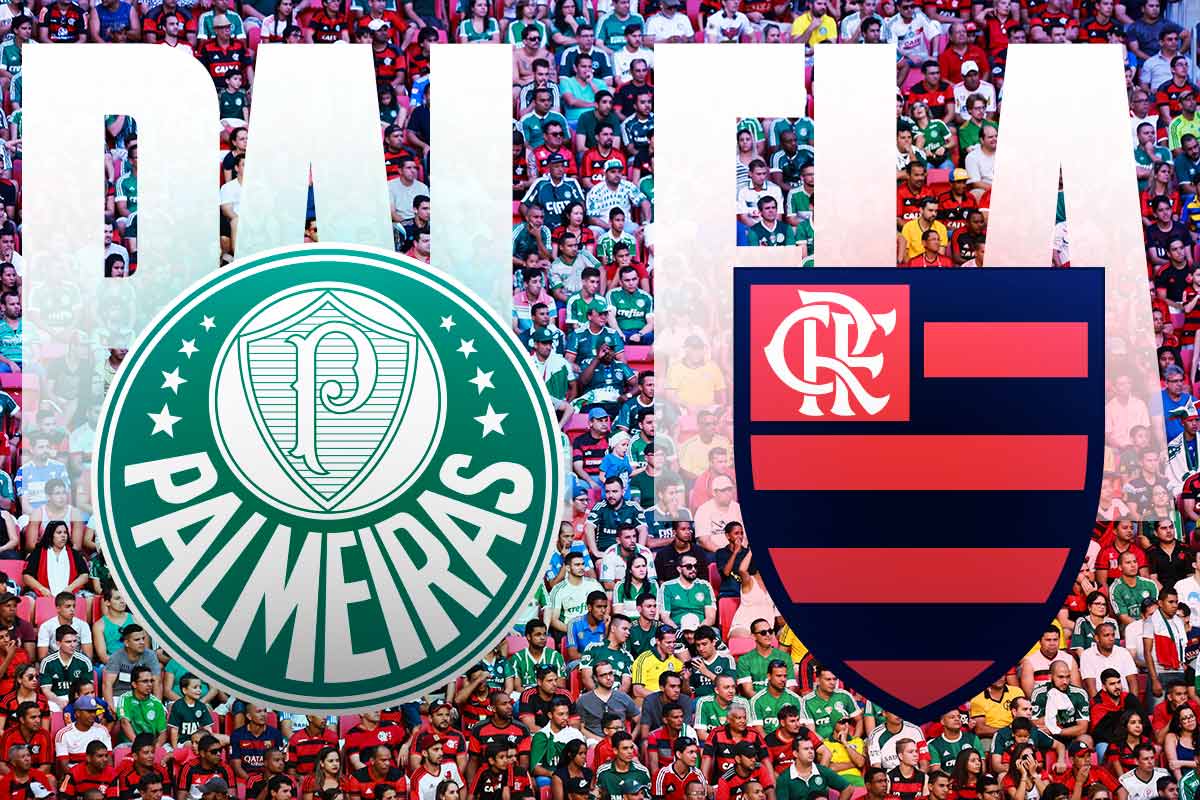 Escudo Palmeiras e Flamengo na Supercopa BRB - Metrópoles