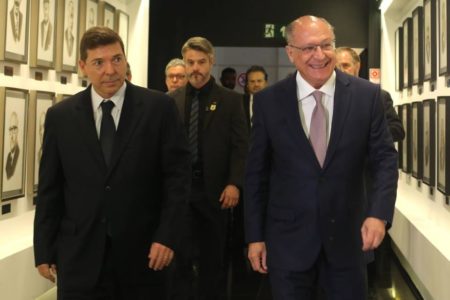 Josué Gomes e Geraldo Alckmin