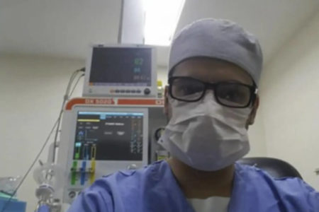 Médico anestesista Andres Eduardo