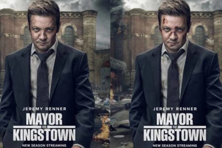 Pôster de Mayor of Kingstown, com Jeremy Renner