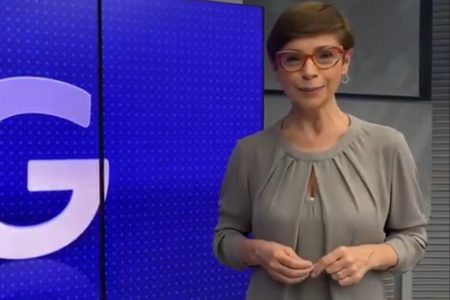 Renata Lo Prete anunciando o Jornal da Globo - Metrópoles