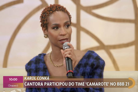 Karol Conká no Encontro - Metrópoles